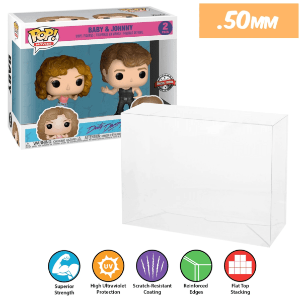 2pack funko pop protectors for pop figures