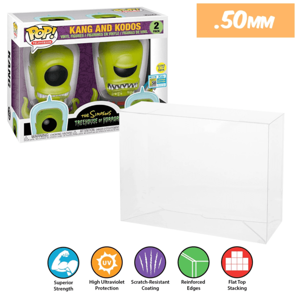 KANG & KODOS pop protectors for funko pop figures