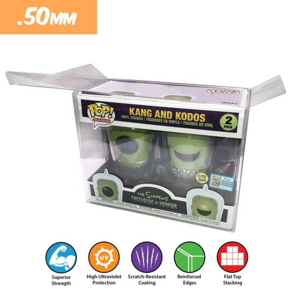 KANG & KODOS pop protectors for funko pop figures