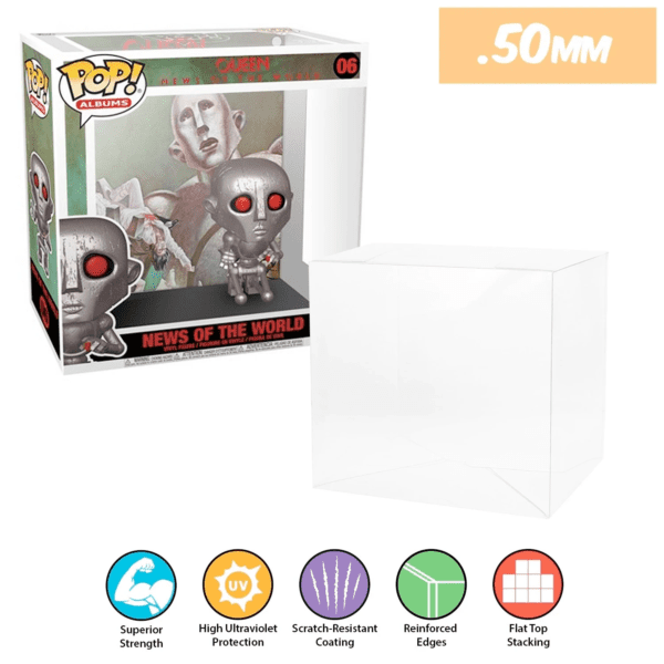 POP ALBUMS POP PROTECTORS FOR FUNKO